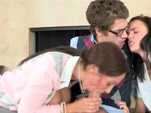 Fresh Stud Fucks Busty Milf And Horny Cutie And Spurted. Ava Read Between The Lines So She Offered To Show Xander How To Eat His Girlfriends Pussy. Dillion And Xander Welcomed The Sensations And Soon After And All Out Orgy Ensued.