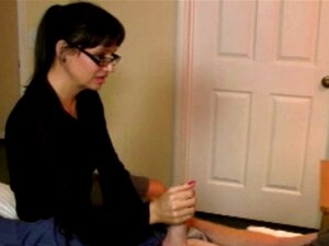 Jerking Loving Cougar Tugging Guys Dick POV