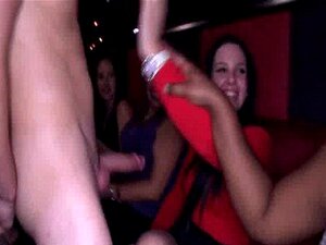 45 This Is Nuts! Strippers Getting Sucked And Fucked At CFNM Orgy 44