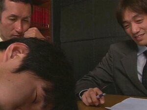Hojo Toying Her Pussy During An Office Meeting