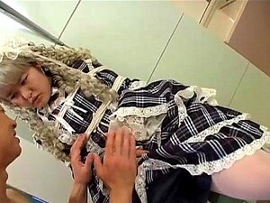 Subtitled Japanese Schoolgirl Bound And Dressed Like A Doll